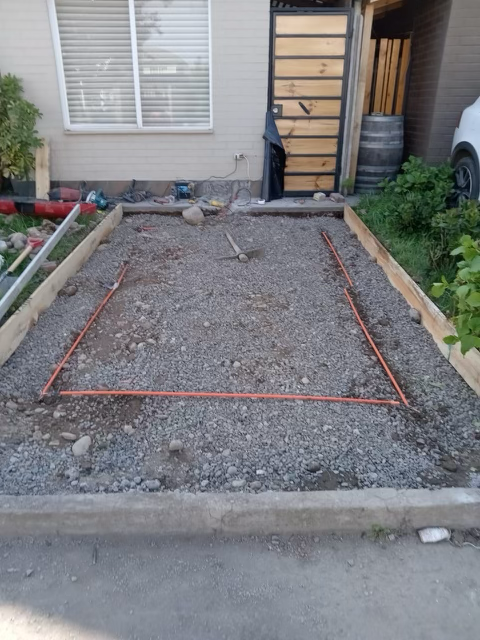 Terreno exterior antes de su habilitación