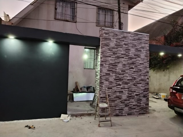 Trabajos de remodelación en proceso
